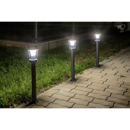 Rabalux - Lâmpada Solar LED LED/3W/3,7V IP65 antracite 2000 mAh