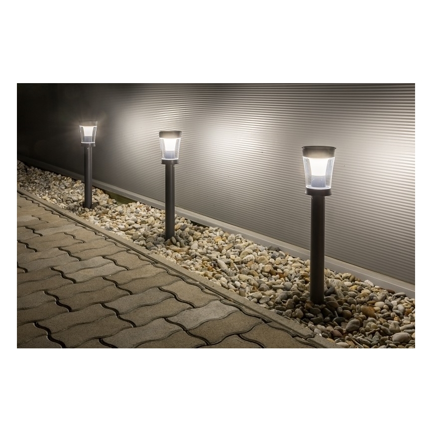 Rabalux - Lâmpada Solar LED LED/3W/3,7V IP65 antracite 2000 mAh