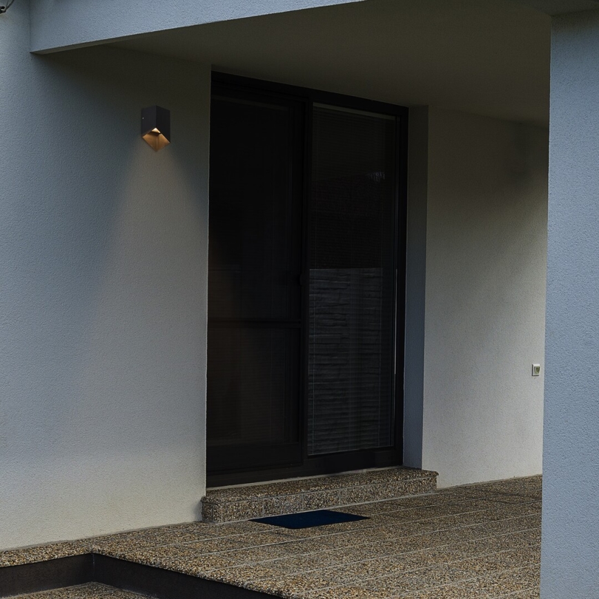 Rabalux - Iluminação de parede exterior LED LED/5W/230V IP54 preto