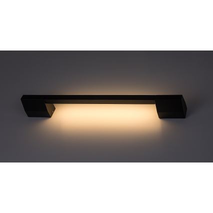 Rabalux - Aplique de parede exterior LED/8W/230V IP54 59,5 cm preto