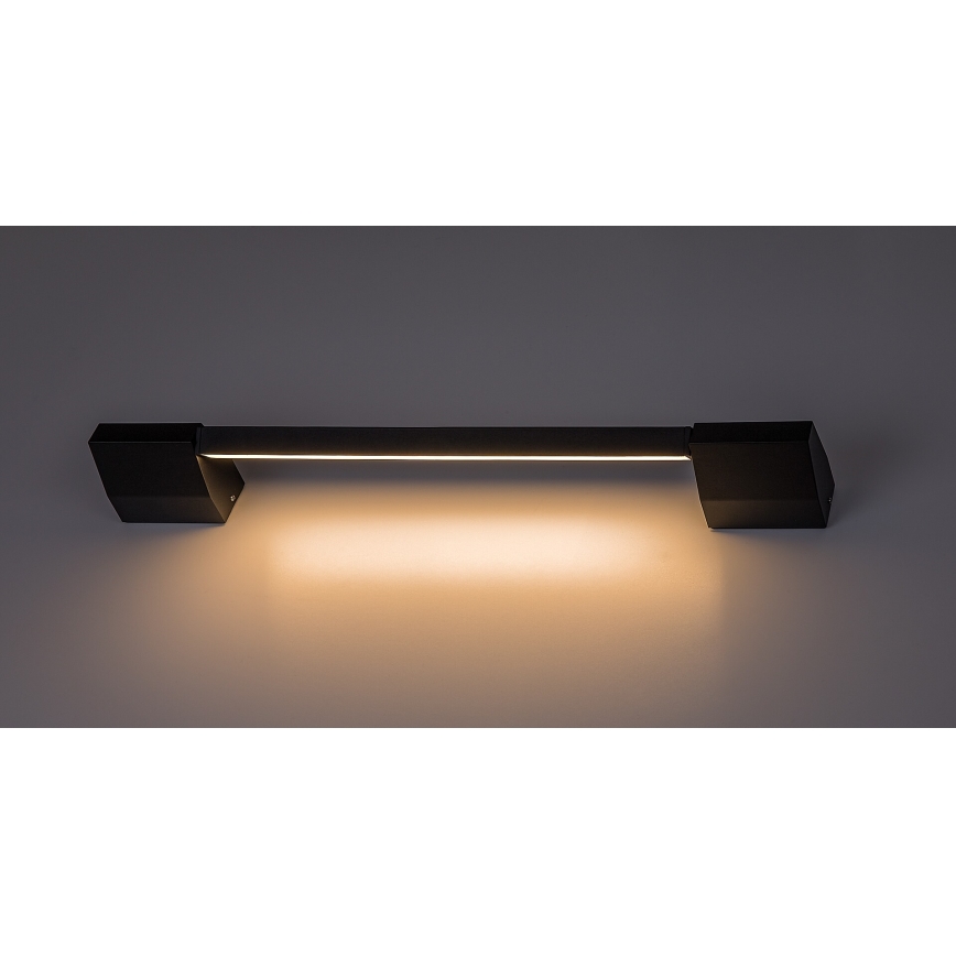 Rabalux - Aplique de parede exterior LED/8W/230V IP54 59,5 cm preto