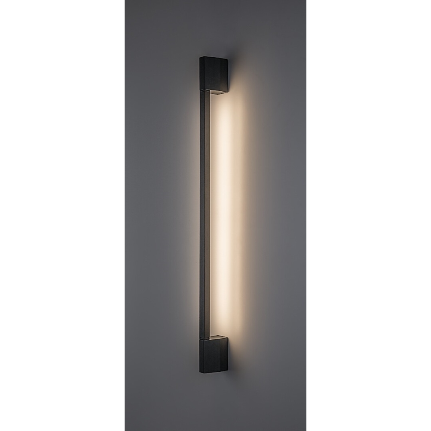 Rabalux - Aplique de parede exterior LED/8W/230V IP54 59,5 cm preto