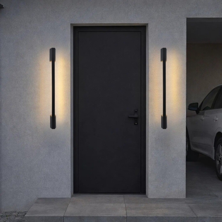 Rabalux - Aplique de parede exterior LED/8W/230V IP54 90 cm preto