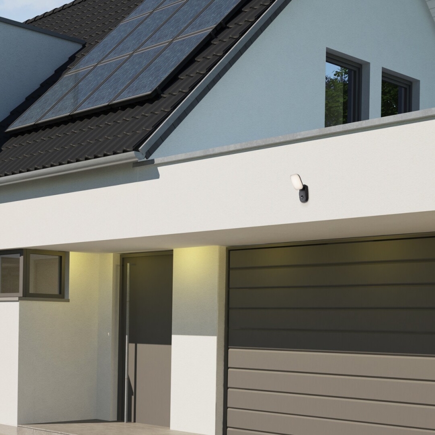 Rabalux - Iluminação LED de parede exterior flexível com sensor LED/12W/230V IP44