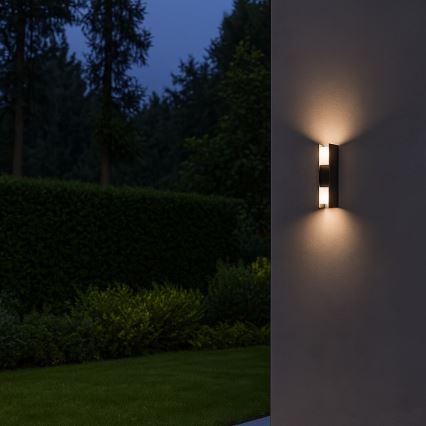 Rabalux - Arandela LED para exterior 13W/230V IP65 antracite