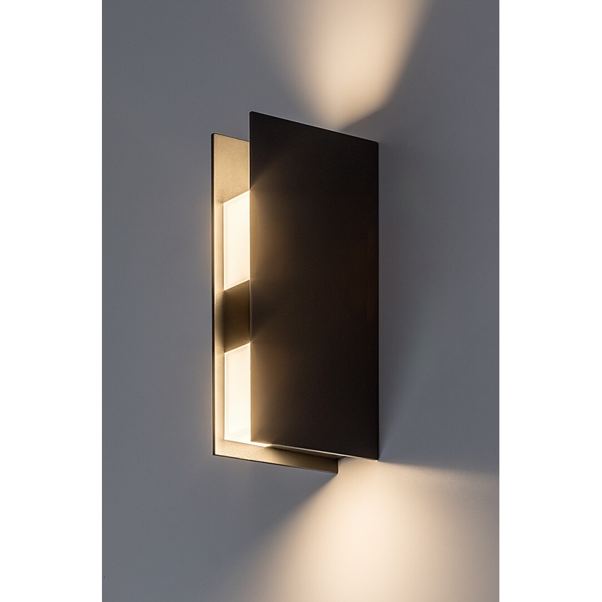 Rabalux - Arandela LED para exterior 13W/230V IP65 antracite