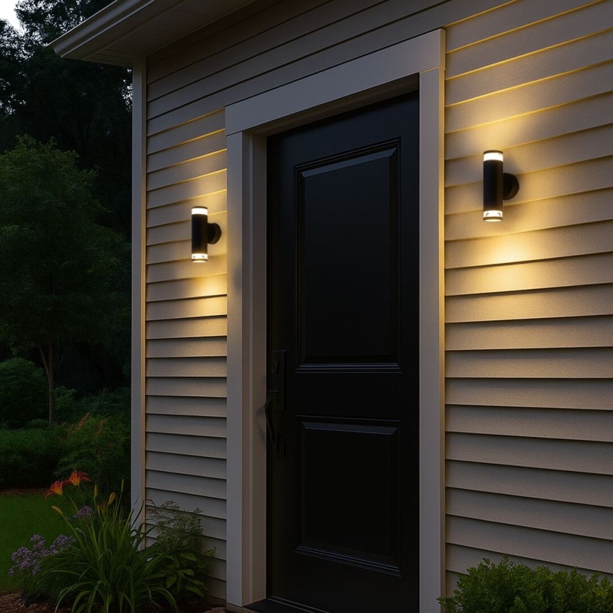 Rabalux - Aplique de parede exterior 2xGU10/10W/230V IP54 antracite