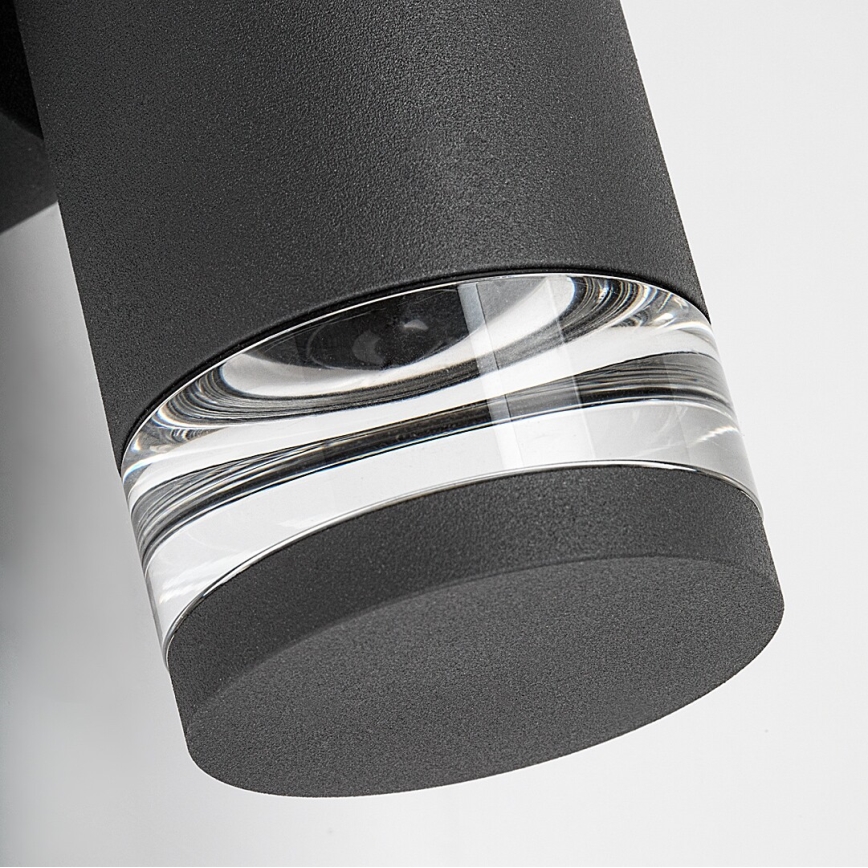 Rabalux - Aplique de parede exterior 2xGU10/10W/230V IP54 antracite