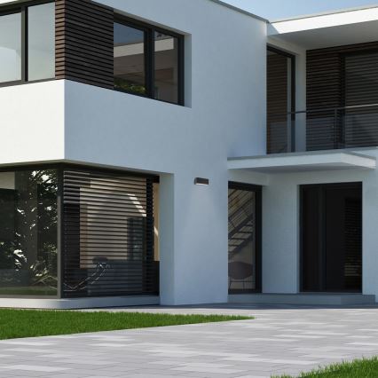 Rabalux - Iluminação de parede exterior LED LED/10W/230V IP54 preto