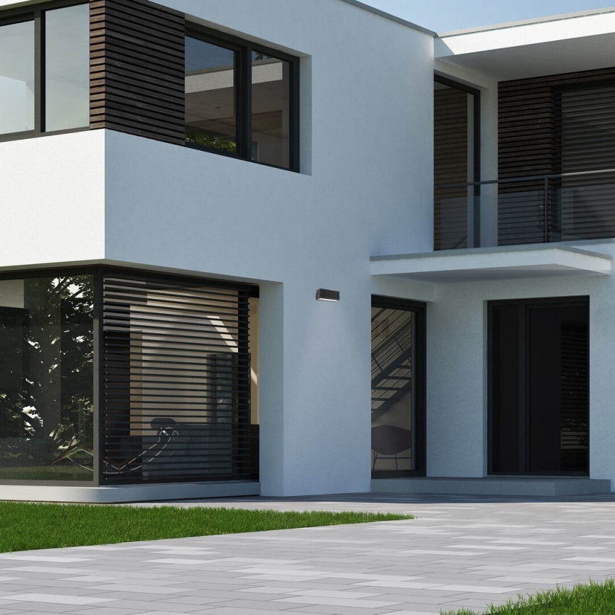 Rabalux - Iluminação de parede exterior LED LED/10W/230V IP54 preto