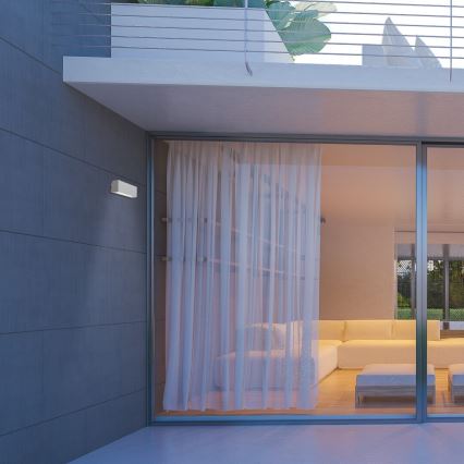 Rabalux - Iluminação de parede exterior LED LED/10W/230V IP54 branco