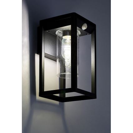 Rabalux - Iluminação de parede exterior 1xE27/15W/230V IP54 preto