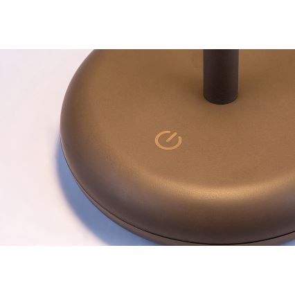 Rabalux - Candeeiro exterior LED recarregável LED/6W/5V IP44 1800 mAh castanho