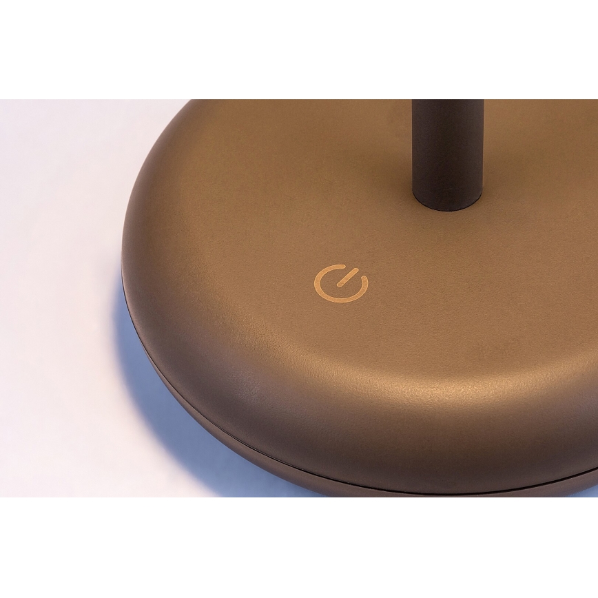 Rabalux - Candeeiro exterior LED recarregável LED/6W/5V IP44 1800 mAh castanho