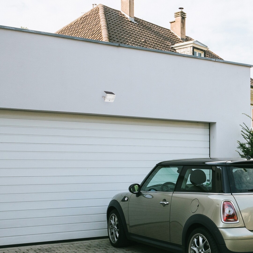 Rabalux - Luminária de parede solar LED com sensor LED/7W/3,7V IP54 branco 3000 mAh