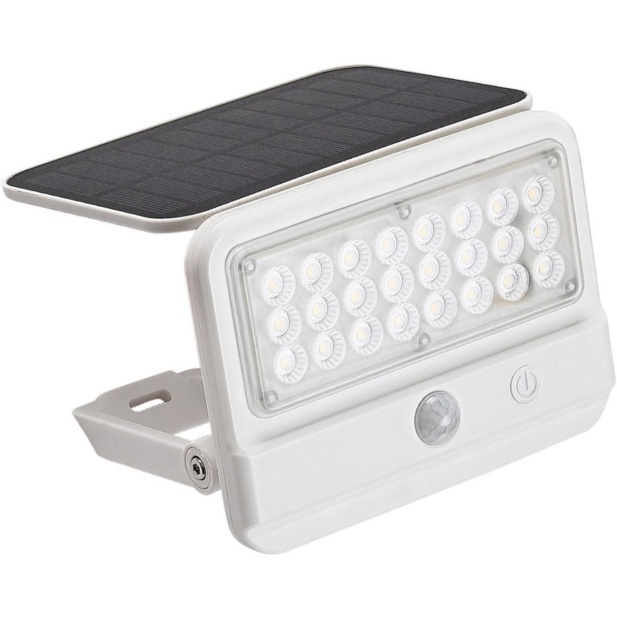 Rabalux - Luminária de parede solar LED com sensor LED/7W/3,7V IP54 branco 3000 mAh