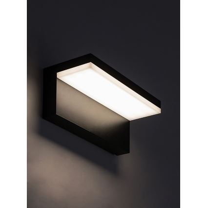 Rabalux - Iluminação de parede exterior LED LED/10W/230V IP54 preto