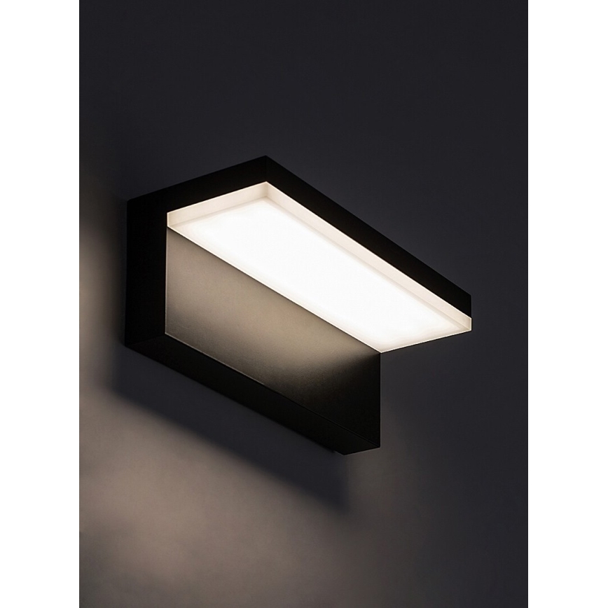 Rabalux - Iluminação de parede exterior LED LED/10W/230V IP54 preto