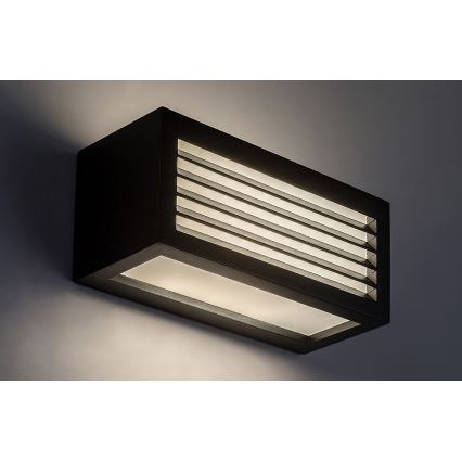 Rabalux - Iluminação de parede exterior LED LED/10W/230V IP54 preto