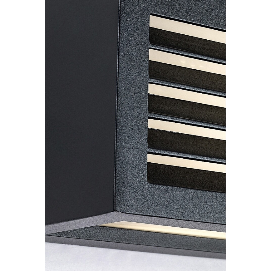 Rabalux - Iluminação de parede exterior LED LED/10W/230V IP54 preto
