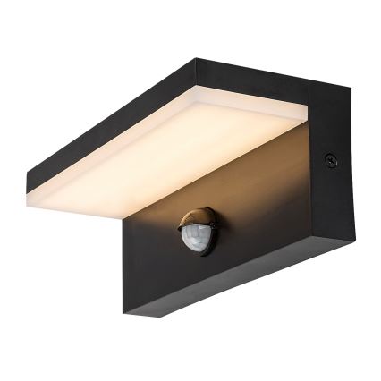 Rabalux - Iluminação de parede LED exterior com sensor LED/9W/230V 2700/4000/6500K IP54 preto