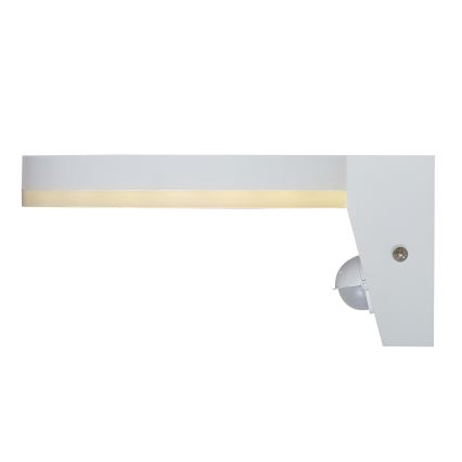Rabalux - LED Iluminação de parede exterior com sensor LED/9W/230V 2700/4000/6500K IP54 branco