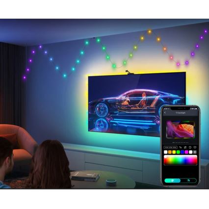 Rabalux - Tira LED RGB LED/3,2W/5V 10m IP44 Wi-Fi + comando