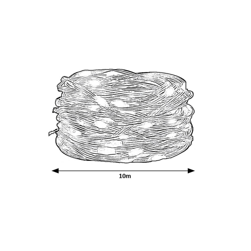 Rabalux - Tira LED RGB LED/3,2W/5V 10m IP44 Wi-Fi + comando