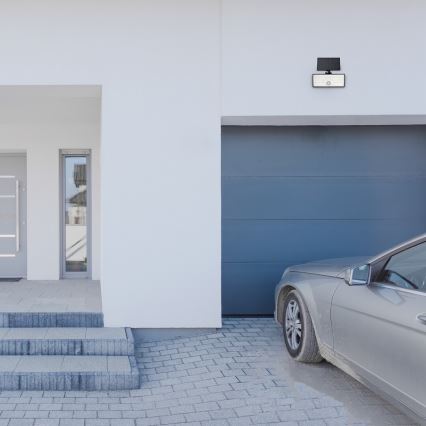 Rabalux - Refletor Solar LED com sensor LED/8W/3,7V 1800mAh IP65 + controlo remoto