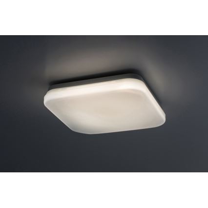 Rabalux - Plafon LED para casa de banho, 12W, 230V, 3000/4000/6000K, IP44, 24x24 cm