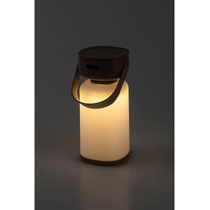 Rabalux - Candeeiro de mesa tátil LED para exterior com regulação LED/3W/5V IP44 castanho