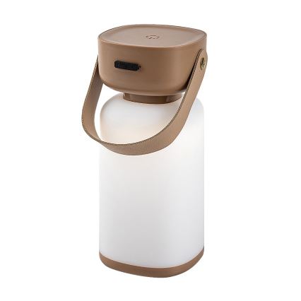 Rabalux - Candeeiro de mesa tátil LED para exterior com regulação LED/3W/5V IP44 castanho