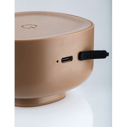 Rabalux - Candeeiro de mesa tátil LED para exterior com regulação LED/3W/5V IP44 castanho