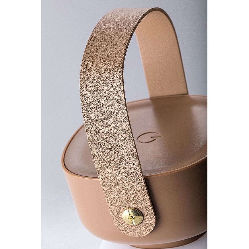 Rabalux - Candeeiro de mesa tátil LED para exterior com regulação LED/3W/5V IP44 castanho