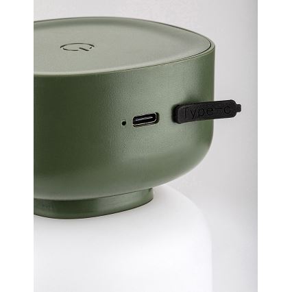 Rabalux - Candeeiro de mesa tátil LED para exterior com regulação LED/3W/5V IP44 verde