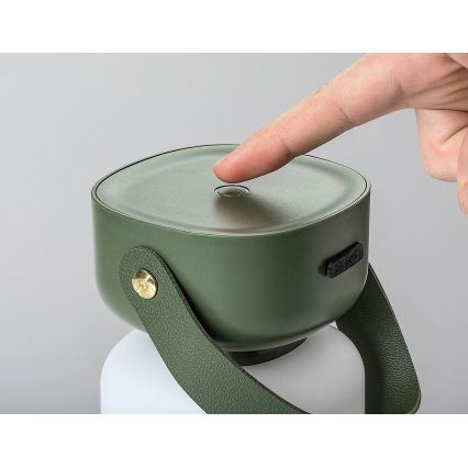 Rabalux - Candeeiro de mesa tátil LED para exterior com regulação LED/3W/5V IP44 verde