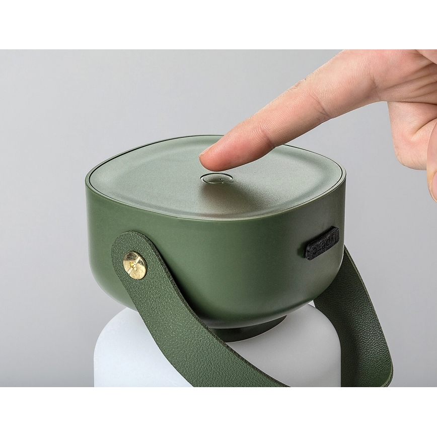 Rabalux - Candeeiro de mesa tátil LED para exterior com regulação LED/3W/5V IP44 verde