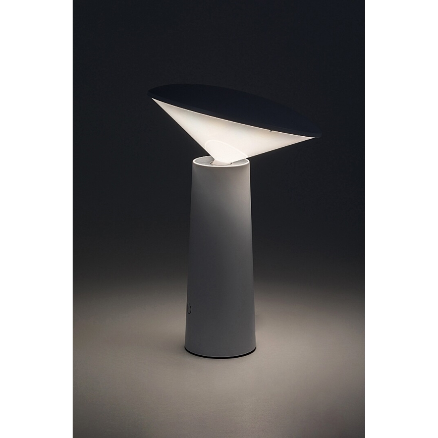 Rabalux - Candeeiro de mesa tátil LED com regulação POLPERRO LED/3W/3,7V 1200mAh branco