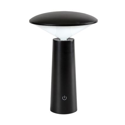 Rabalux - Candeeiro de mesa tátil LED com regulação POLPERRO LED/3W/3,7V 1200mAh preto