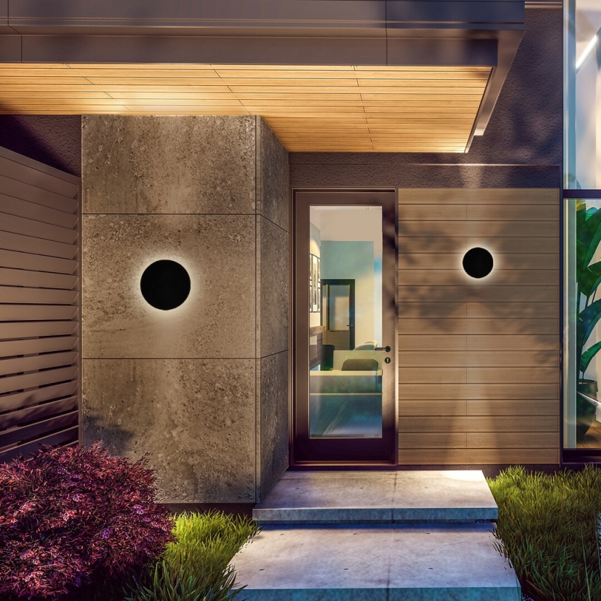 Rabalux - Iluminação de parede exterior LED 15W/230V 2700/4000/6500K IP65 preto