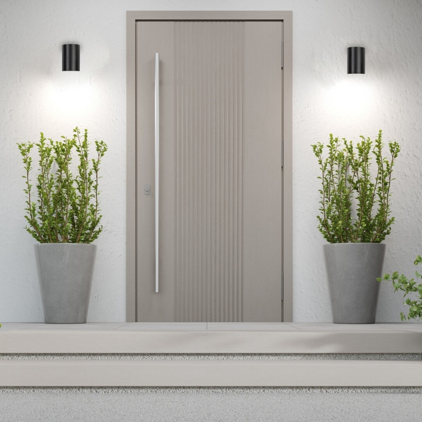 Rabalux - Iluminação de parede exterior LED LED/9W/230V 2700/4000/6500K IP65 preto