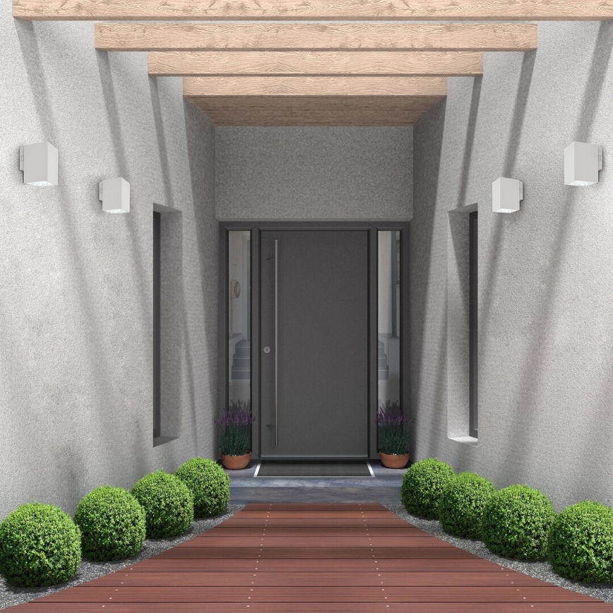 Rabalux - Iluminação de parede exterior LED LED/9W/230V 2700/4000/6500K IP65 branco