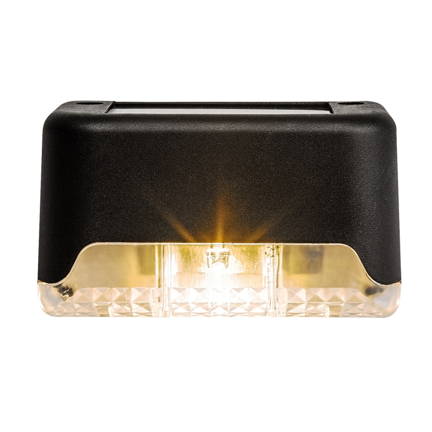 Rabalux - Conjunto de 4 apliques de parede solares LED com sensor de crepúsculo LED/0,06W/1,2V 300 mAh IP44