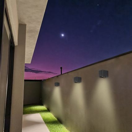 Rabalux - Iluminação de parede exterior LED LED/10W/230V IP54 preto