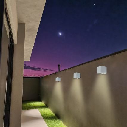 Rabalux - Iluminação de parede exterior LED LED/10W/230V IP54 cinzento