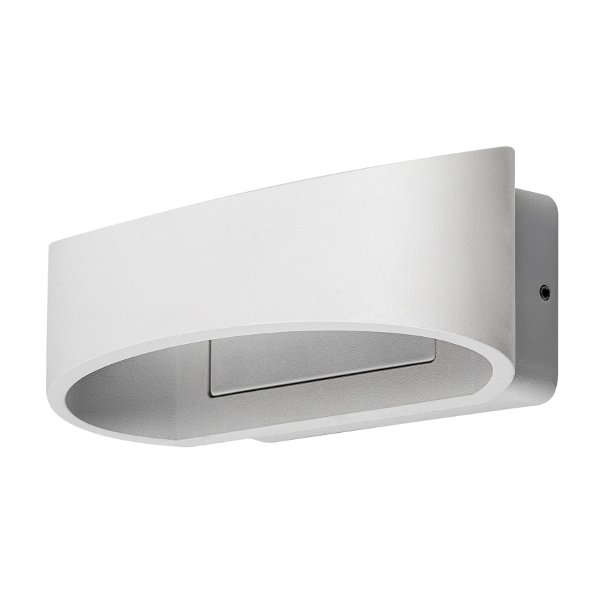 Rabalux - Aplique de parede LED para exterior, 9 W, 230 V, IP54, branco
