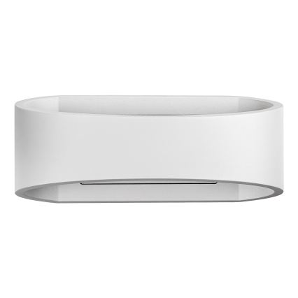 Rabalux - Aplique de parede LED para exterior, 9 W, 230 V, IP54, branco