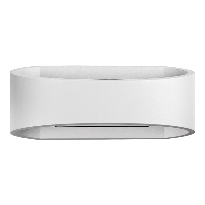 Rabalux - Aplique de parede LED para exterior, 9 W, 230 V, IP54, branco