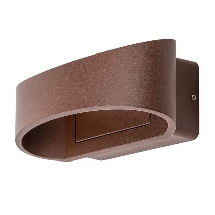 Rabalux - Aplique de parede exterior LED/9W/230V IP54 castanho