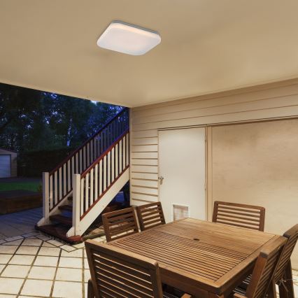 Rabalux - Candeeiro de teto LED para casa de banho LED/18W/230V 3000/4000/6000K IP44 28,5x28,5 cm